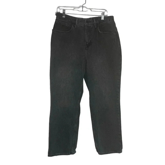 J.crew Womens Toothpick Straight Leg Jeans Black Zipper Pockets Denim 31 - Picture 1 of 5